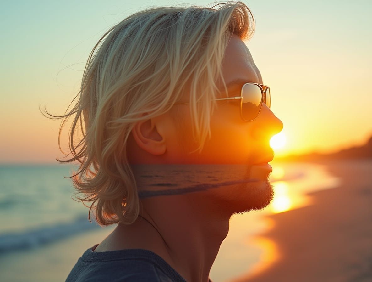 Romantic beach sunrise #4