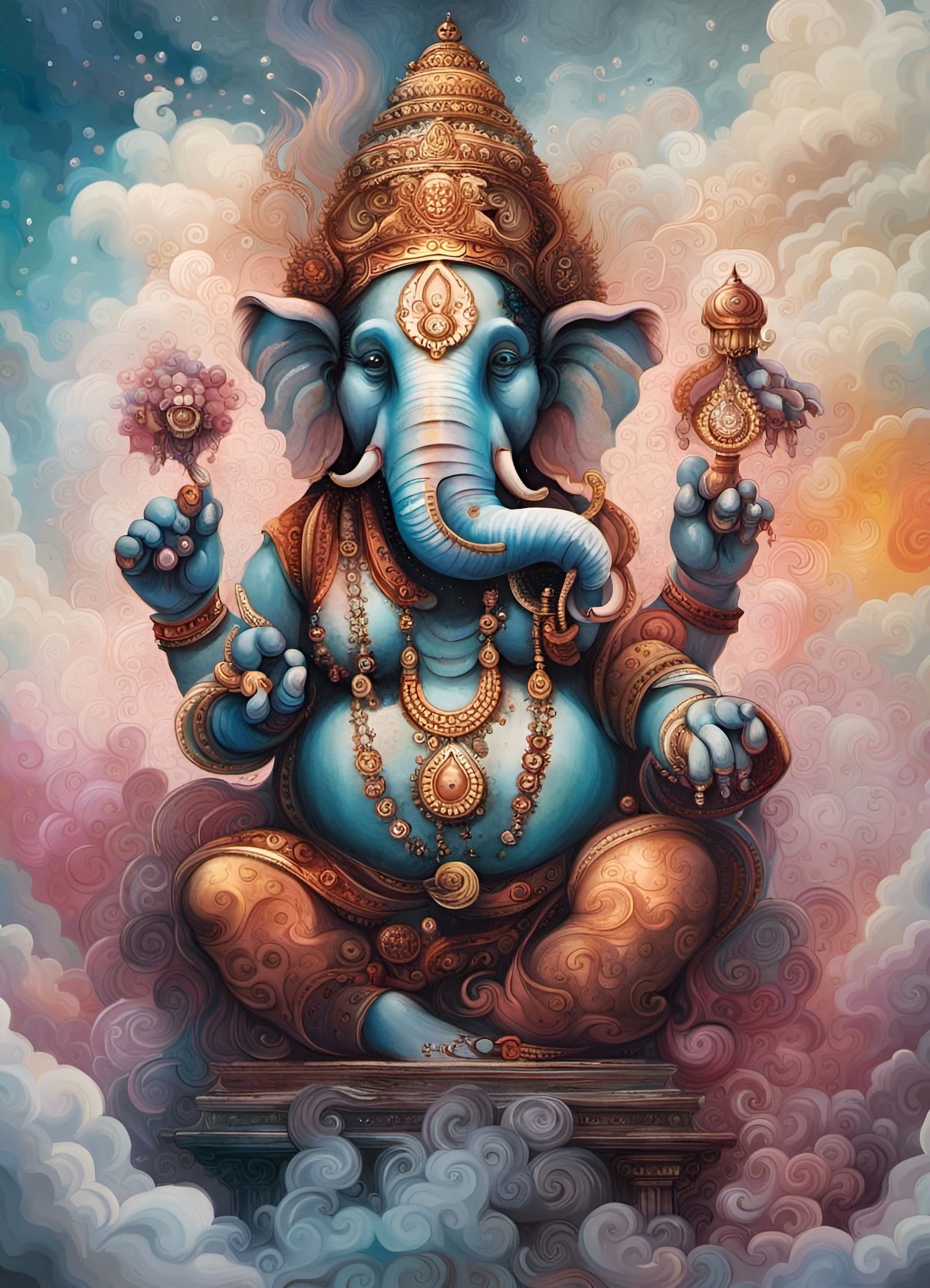 Ganesh - AI Generated Artwork - NightCafe Creator