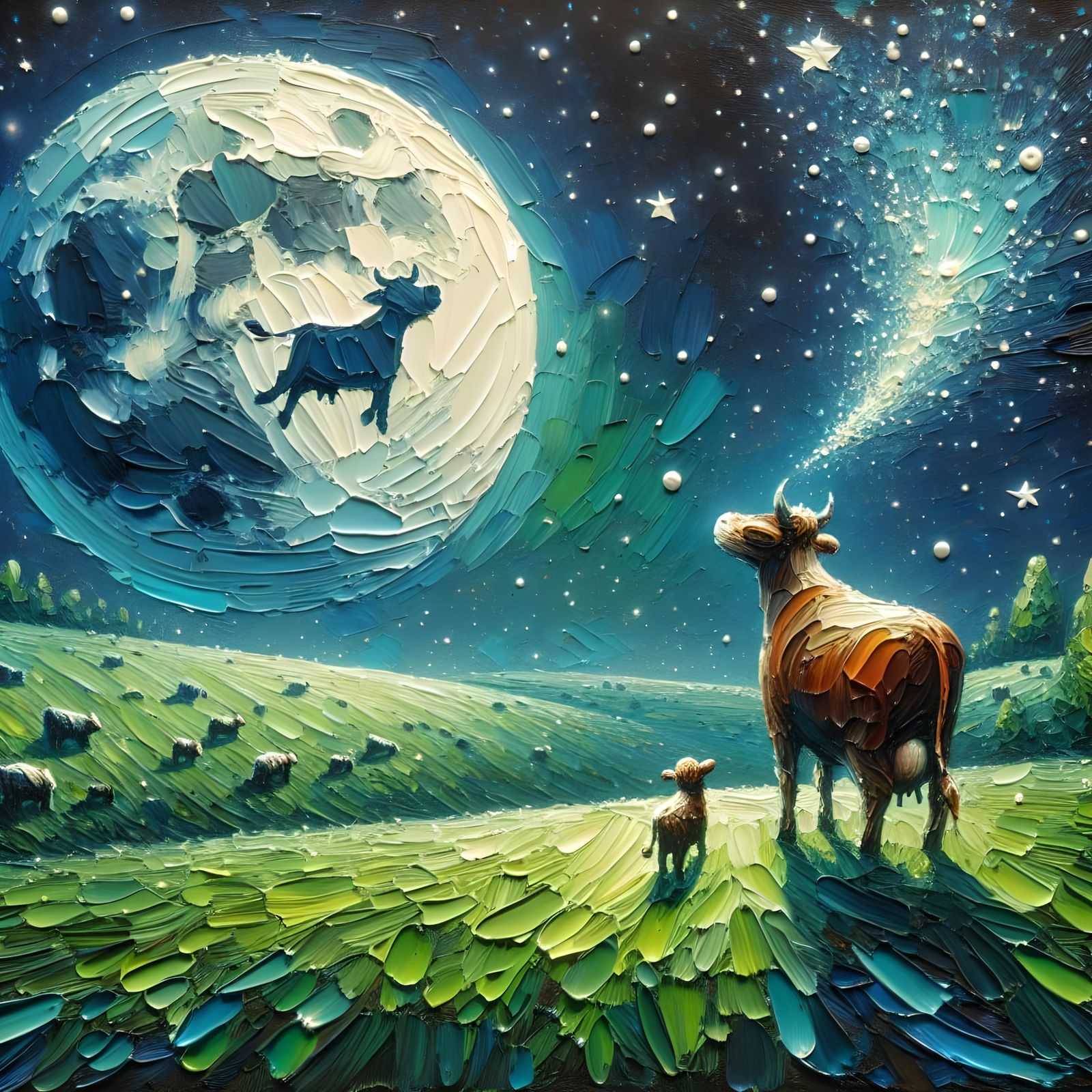I want to fly 🌕 🐄 🪽