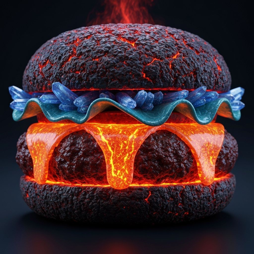 Meteorite Burger  by @Daley H