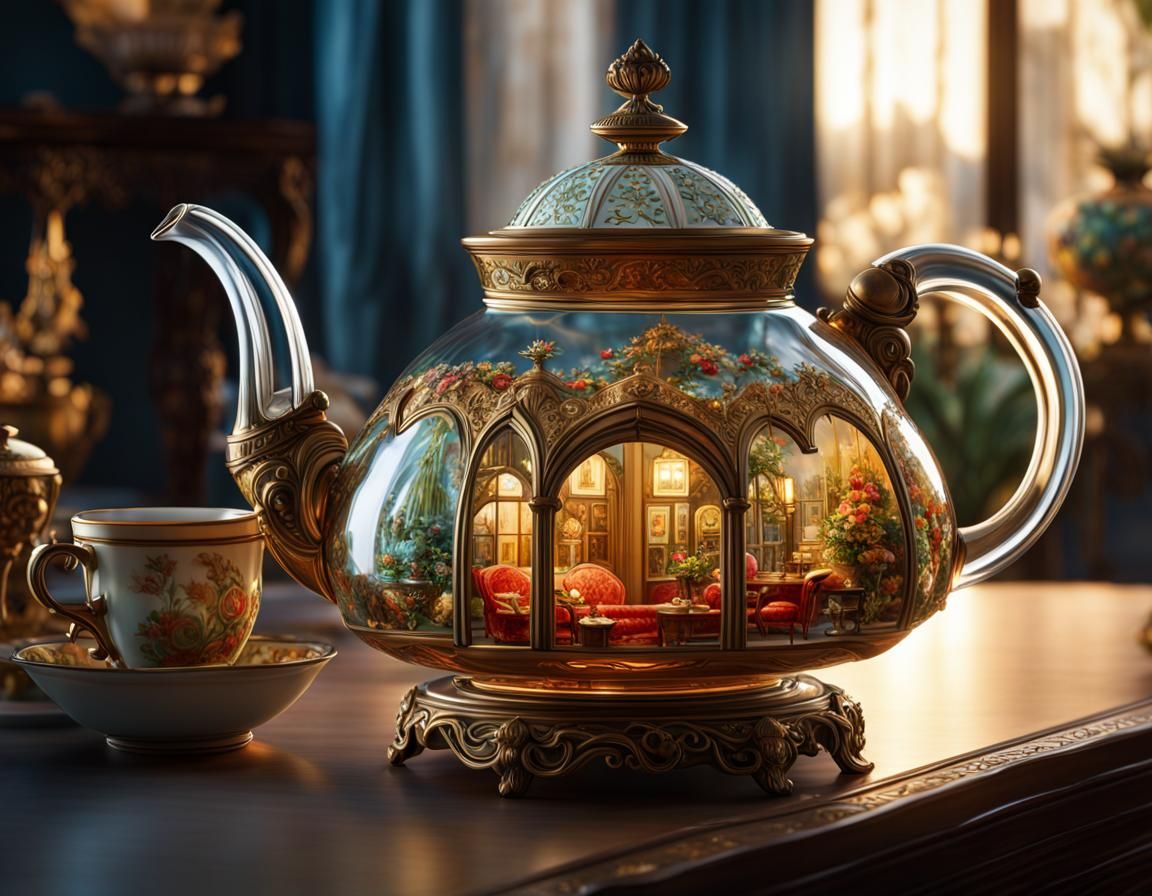 a teapot with a view  by @MP