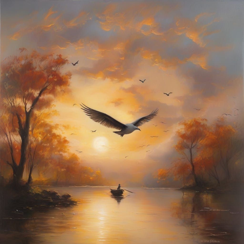 Catching the last light