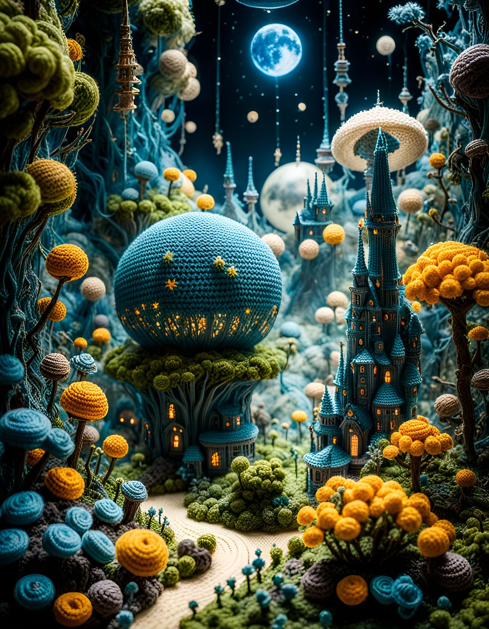 Fantasy Crochet World  by @Schmooz