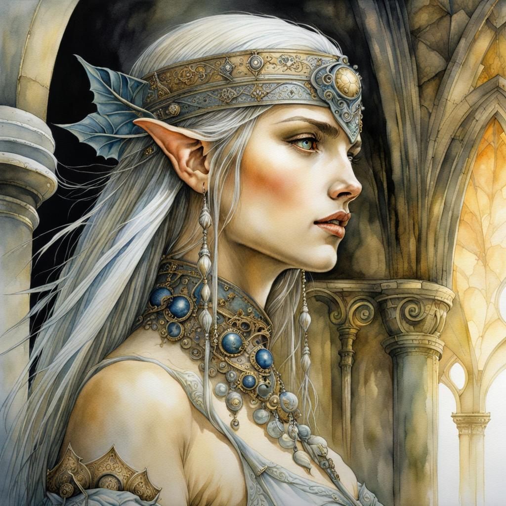 Elf royalty   by @WitteKraai