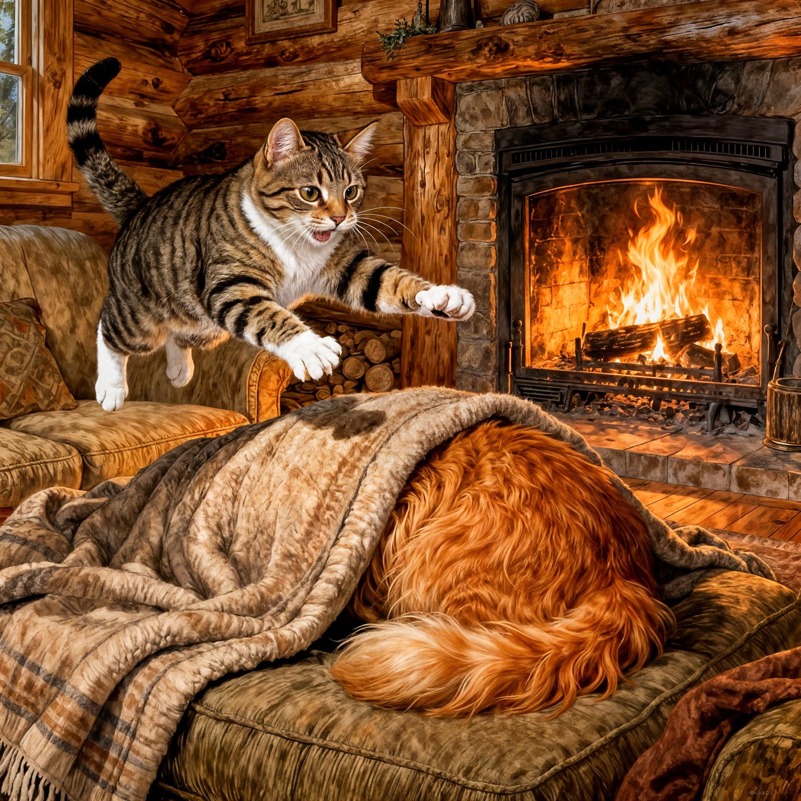 Purrfect oppurrtunity  by @Tiny Pearl Cat