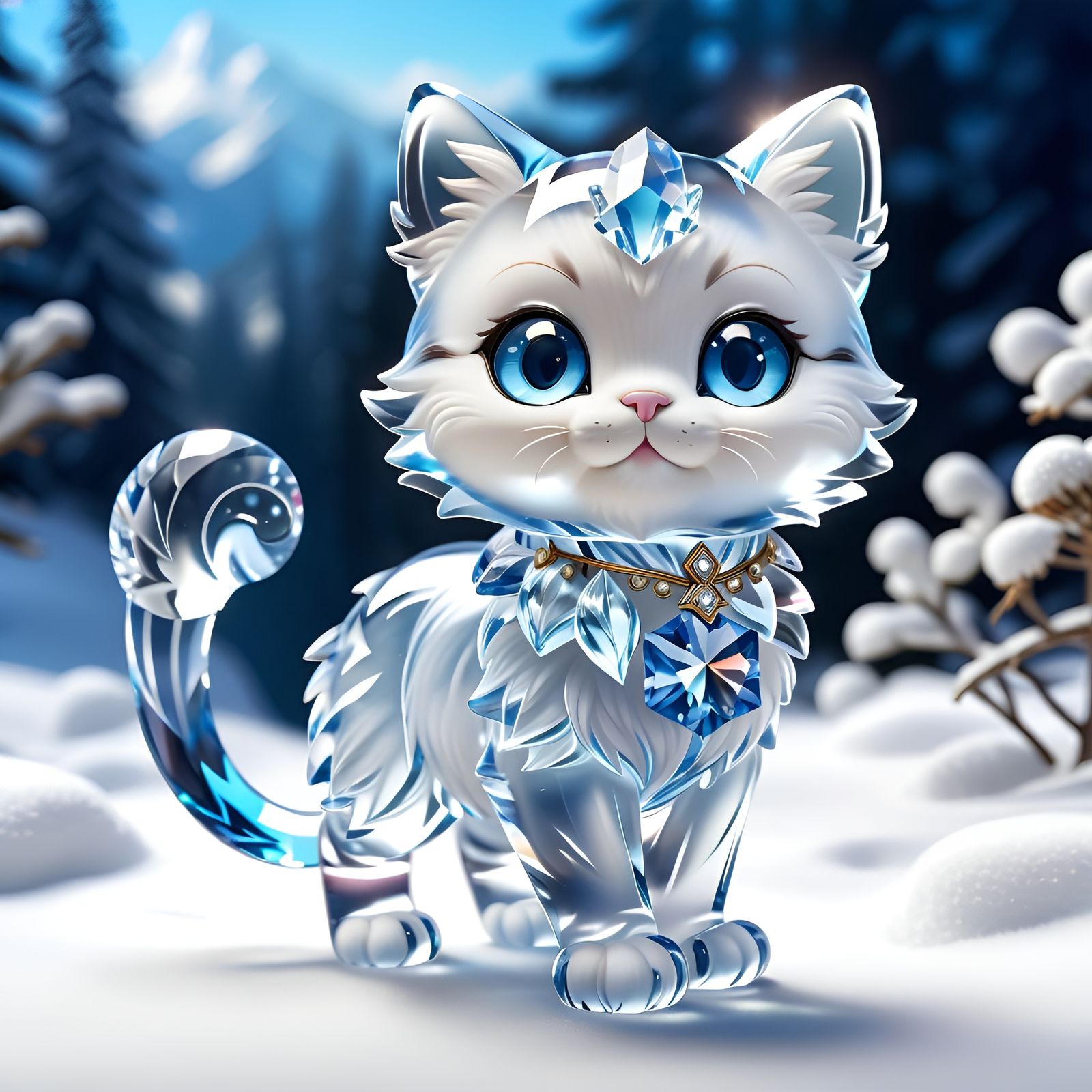 Crystal Queen of the Snow  by @Klaorman