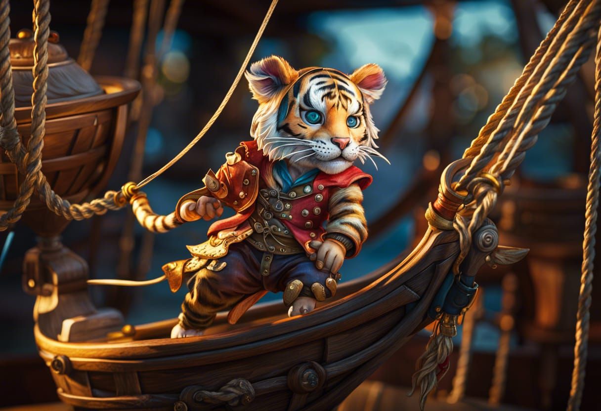 The Tiger Buccaneer/Pirate   by @Longhorn