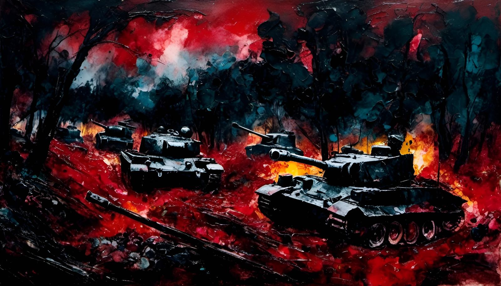 The malicious face of war (5) / War machines
