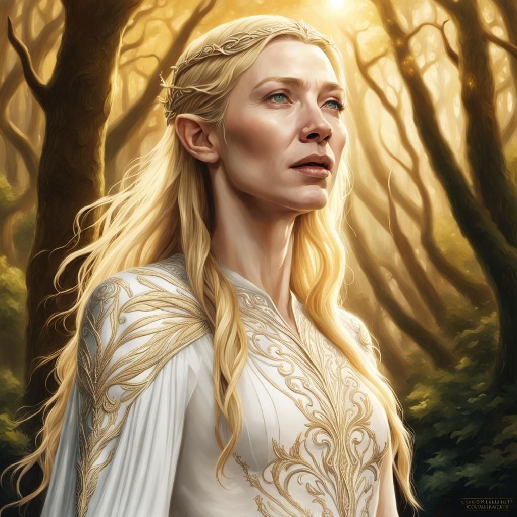 Galadriel - AI Generated Artwork - NightCafe Creator