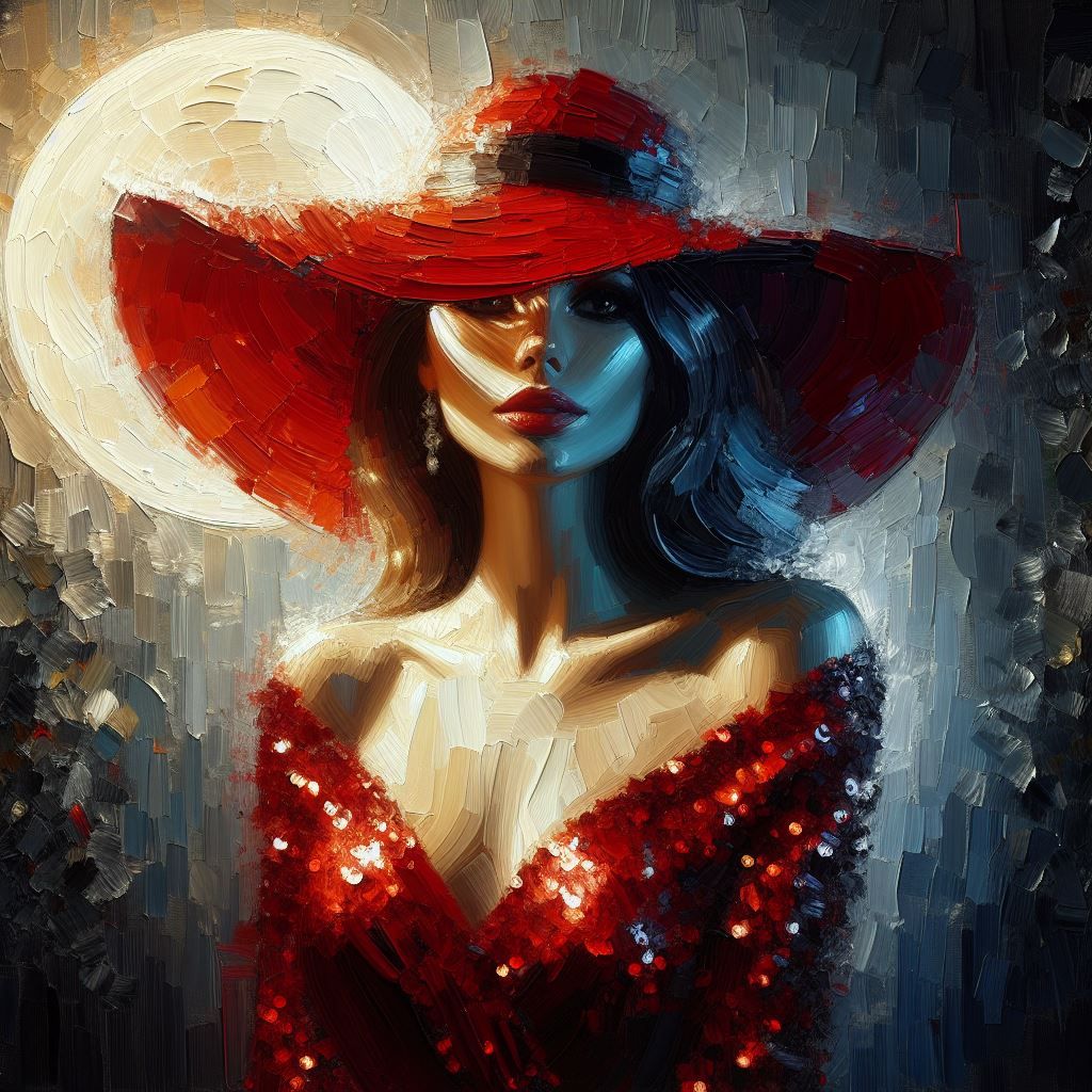 Impasto mood...red series