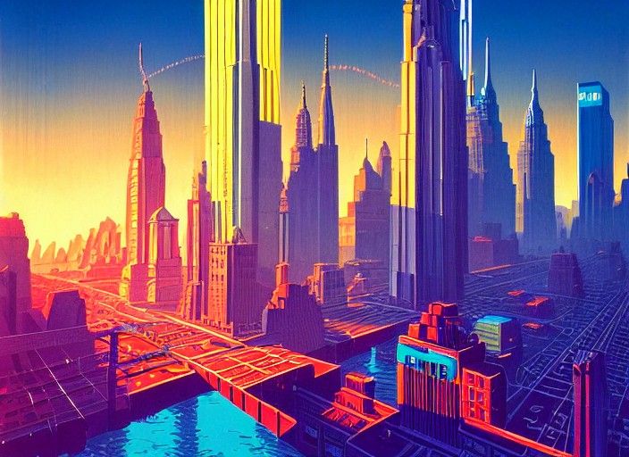 Retro Manhattan