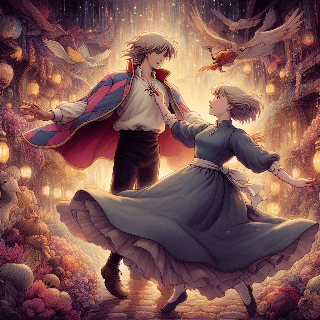 Howl and Sophie from Howl's Moving Castle