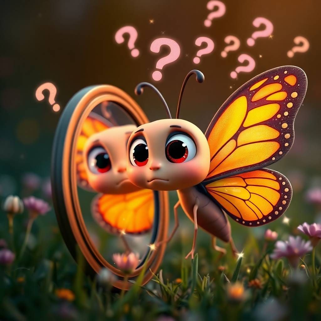 Confused Butterfly 🦋👀