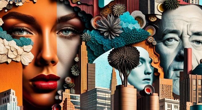 collage art🎨👨‍🎨🎭🖌️🖼️  by @DJ ART