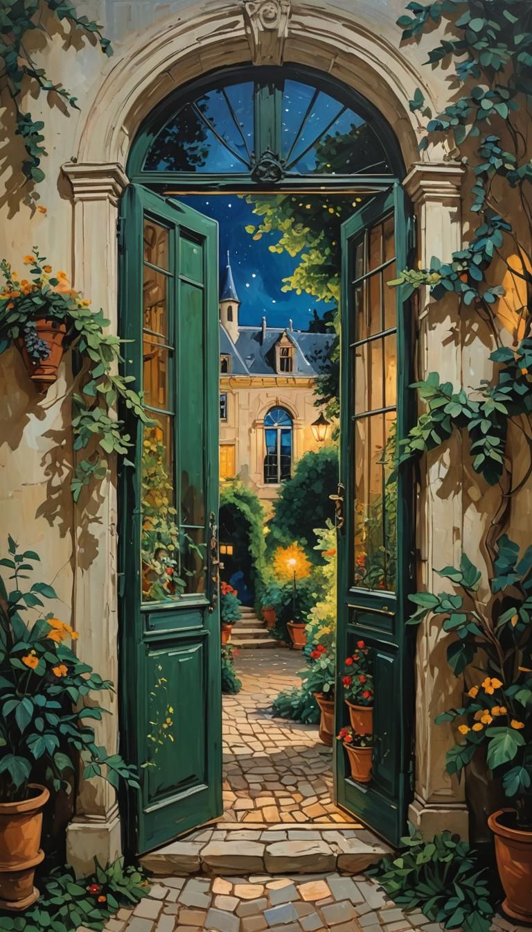 The Chateau gardens at night  by @Northview