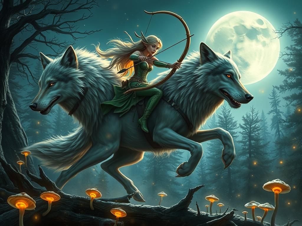 Two-headed Wolf! talk of going around in circles!!!
