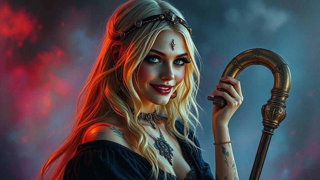 Blonde shaman