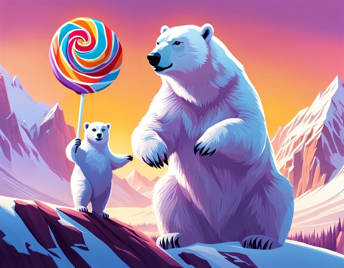 PO-DO, the 10 ft. tall 900 lb adult polar bear and Arctic Sorcerer ...