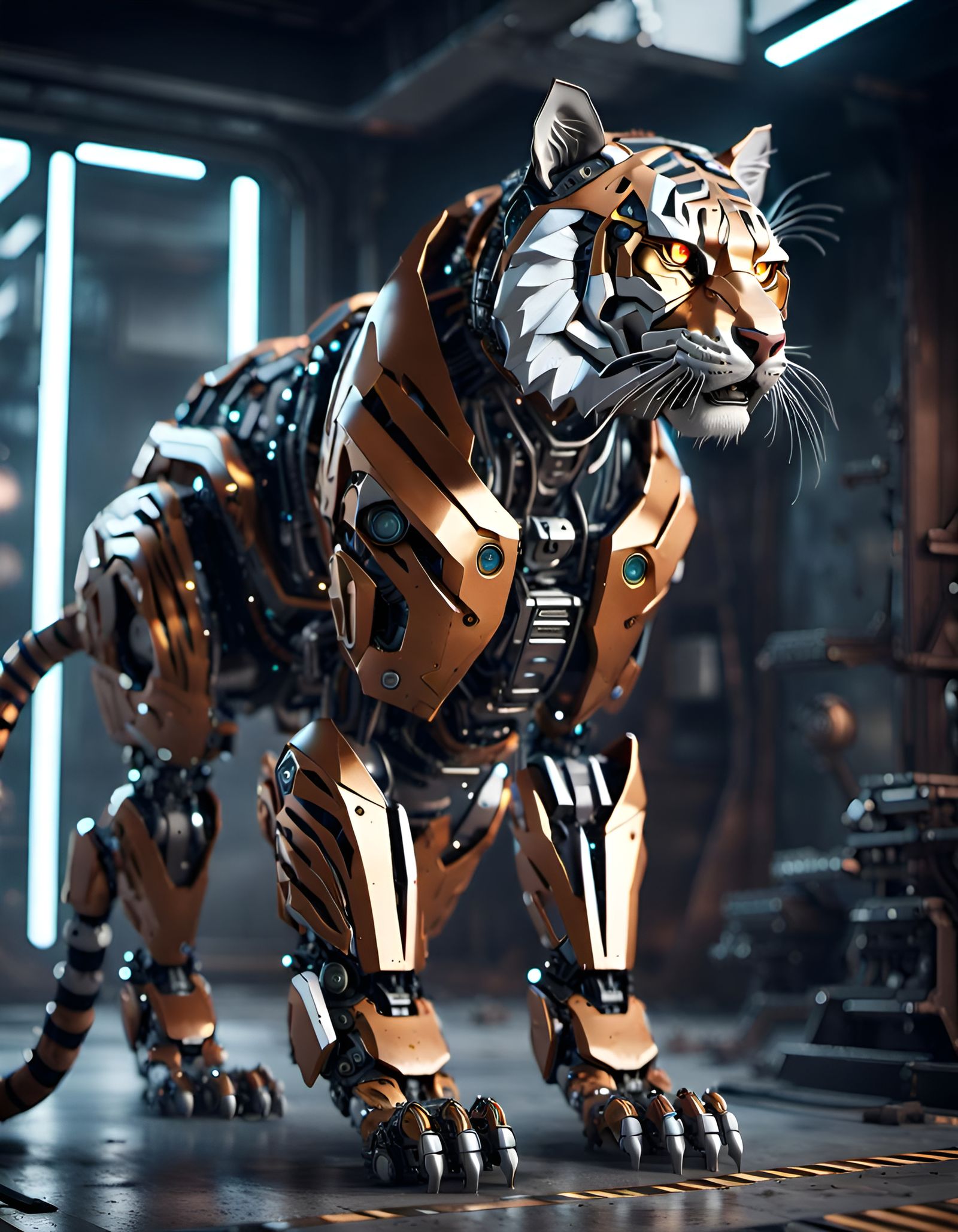 Mech Tiger  by @ad infinitum