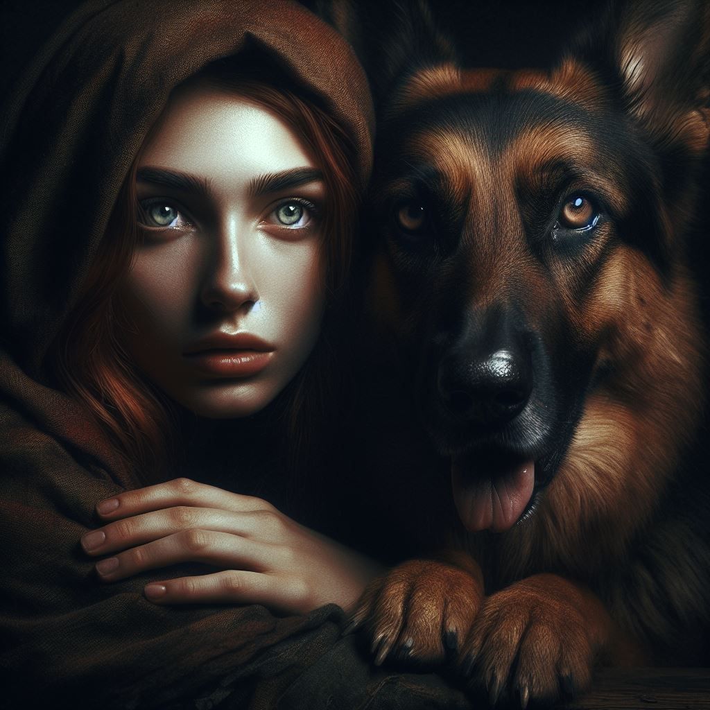 Woman & Dog