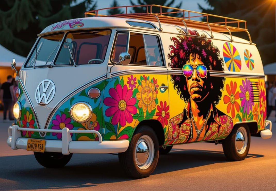 1960's Jimmy Hendrix Van  by @Mark the Shark