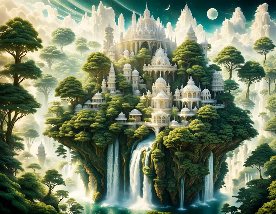 Fantasy Landscape  by @Laura True