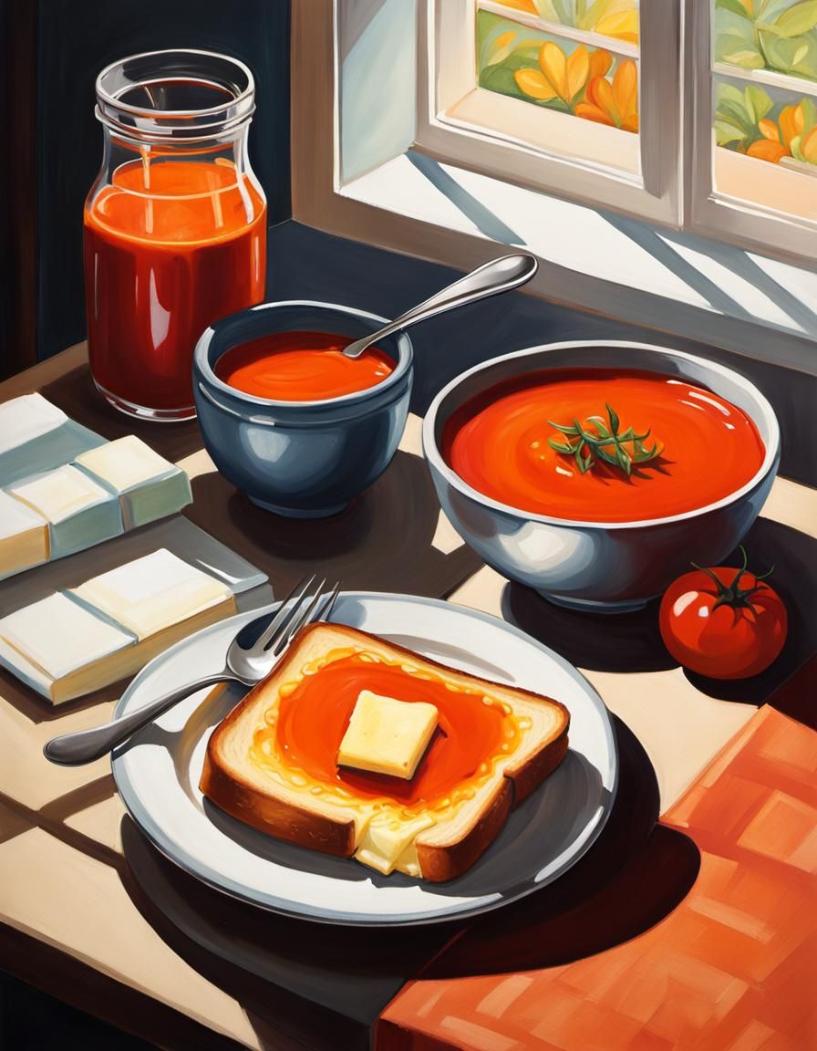 A Grilled Cheese Sandwich
