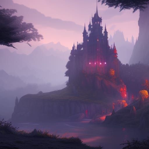 A Castle - Ai Generated Artwork - Nightcafe Creator