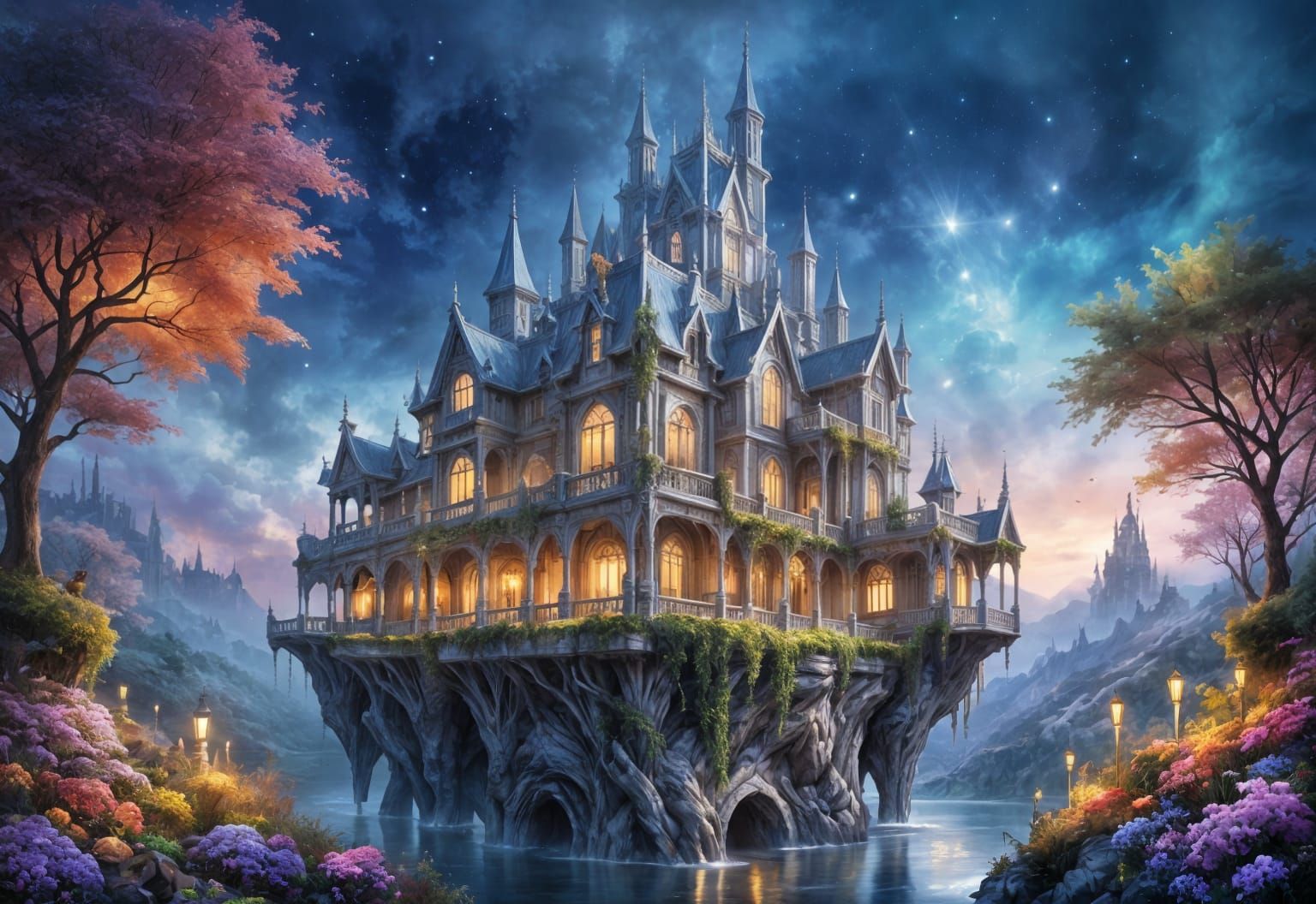 Elventide Manor  by @Angel Mouse