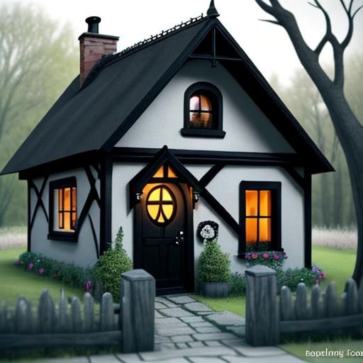 Cute goth cottage