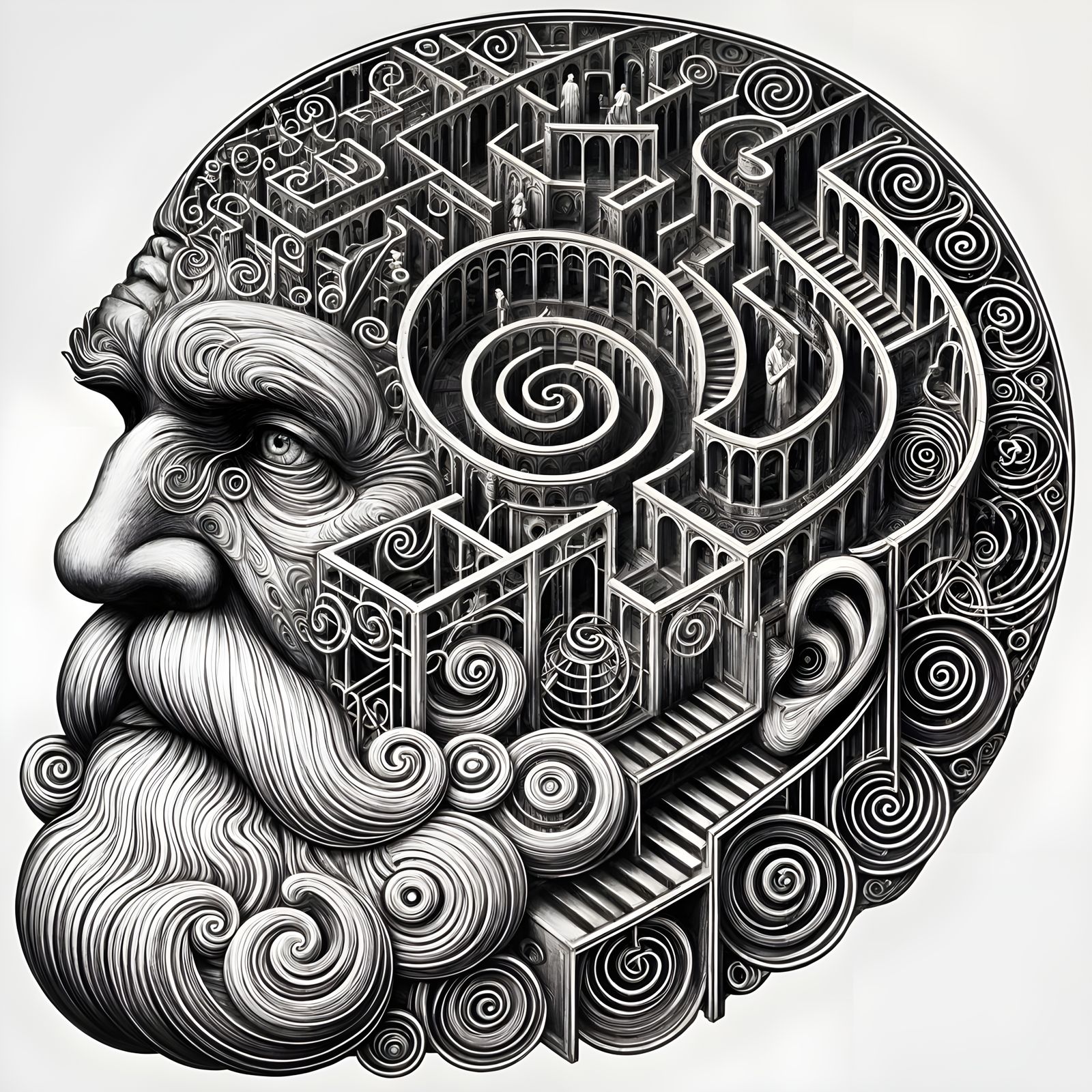 Escheresque minds 🧠 04