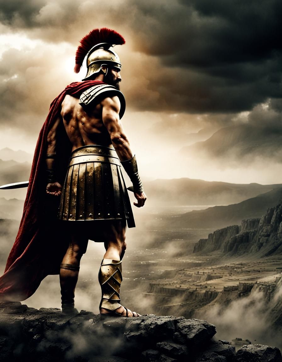 Leonidas, King of Sparta - AI Generated Artwork - NightCafe Creator