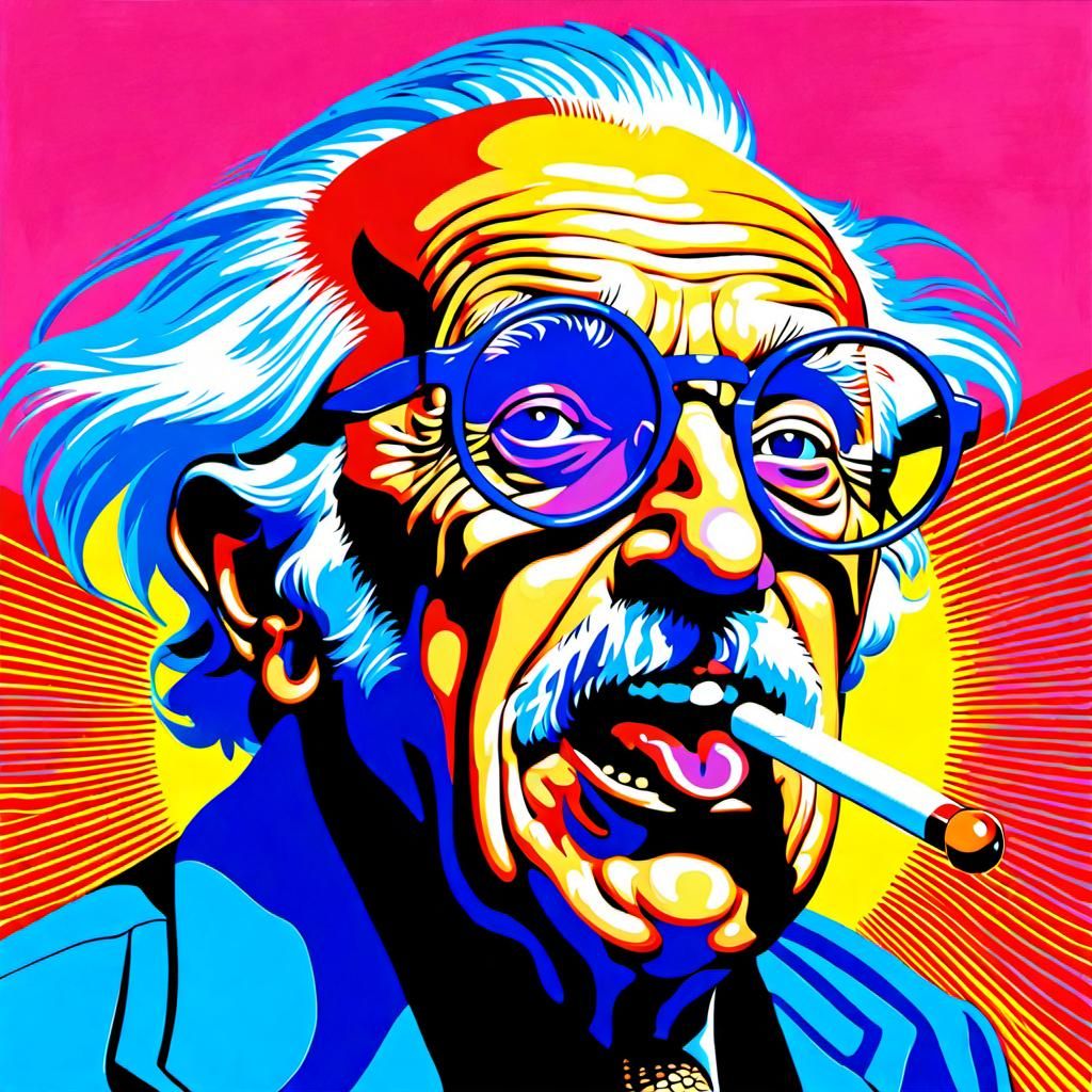 Psychedelic Old Man