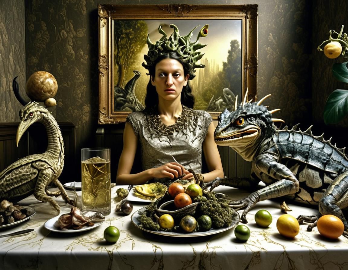 Before the shutter - a solid instant - the door to the room opened and they all turned to see... 