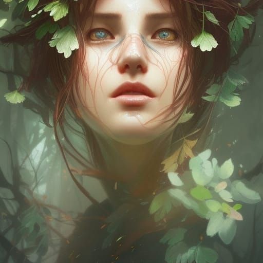 Forest goddess - AI Generated Artwork - NightCafe Creator