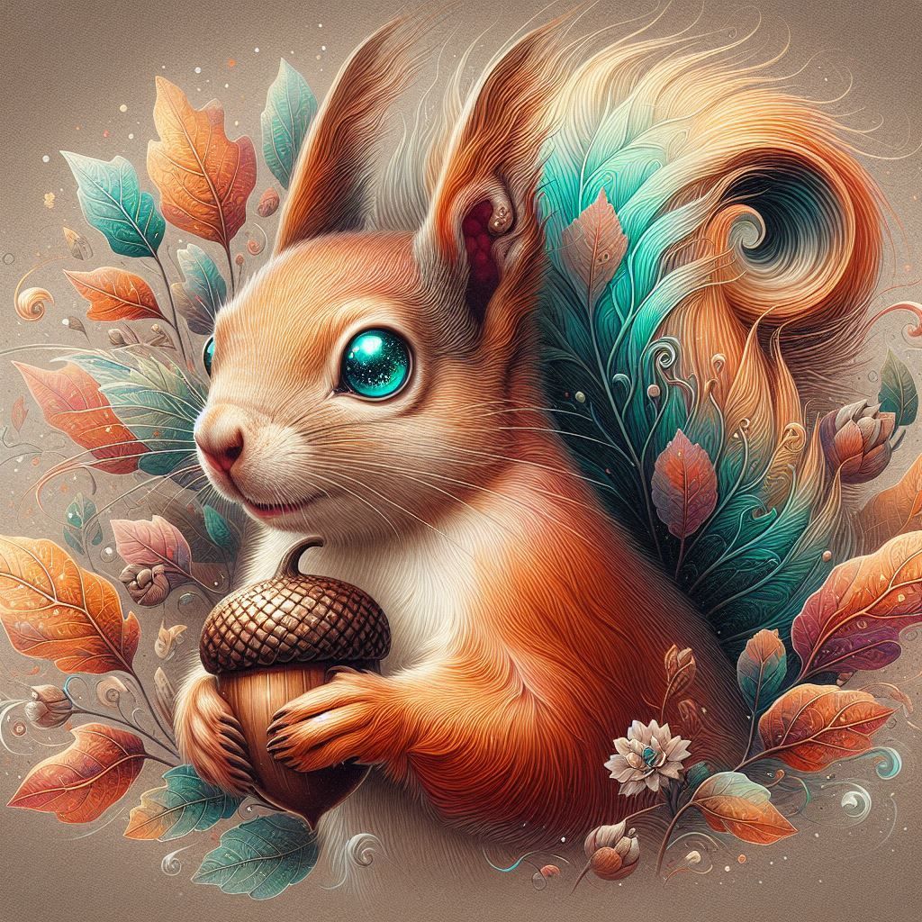 The Squirrel Adventures -  Squirrel Christmas Card