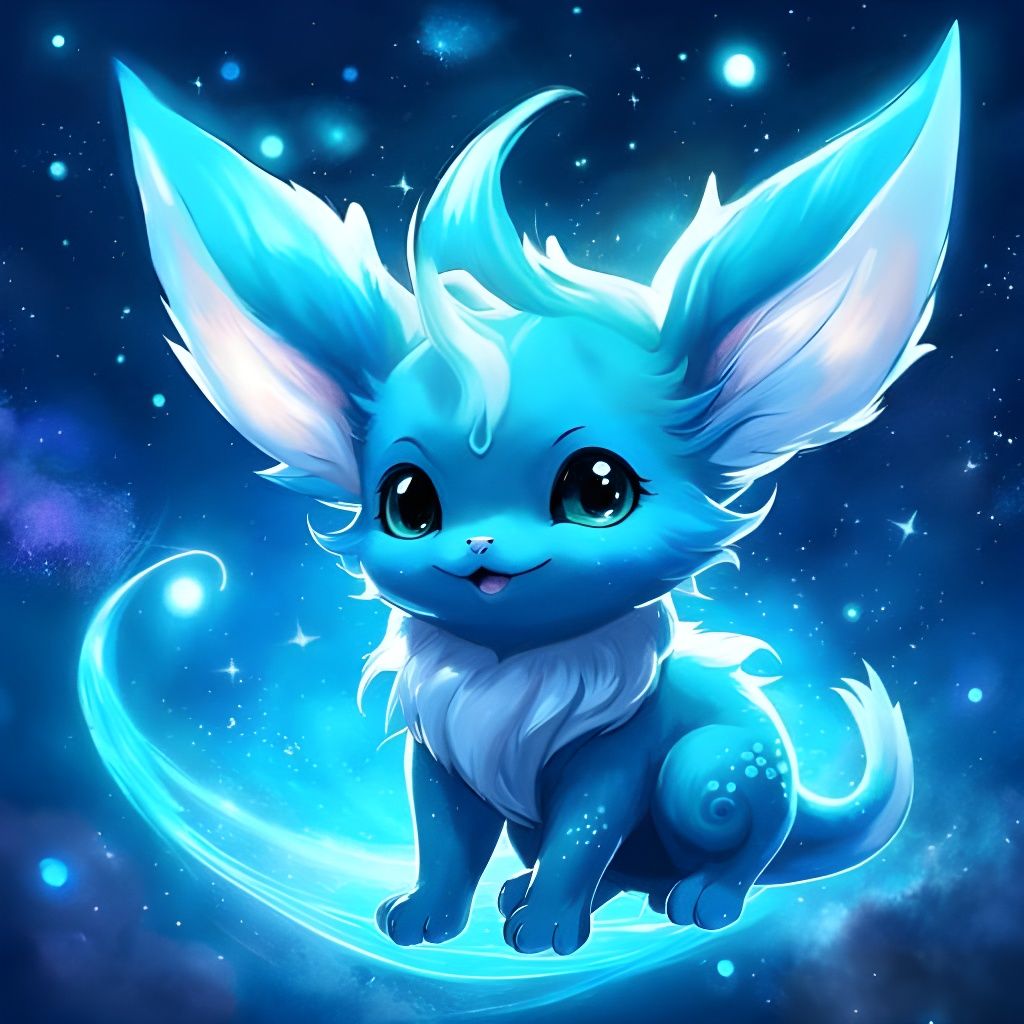 My adorable vaporeon - AI Generated Artwork - NightCafe Creator