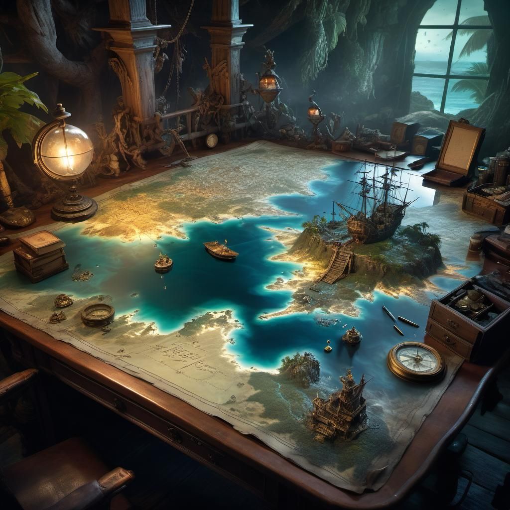 The treasure map  by @Silver Rose