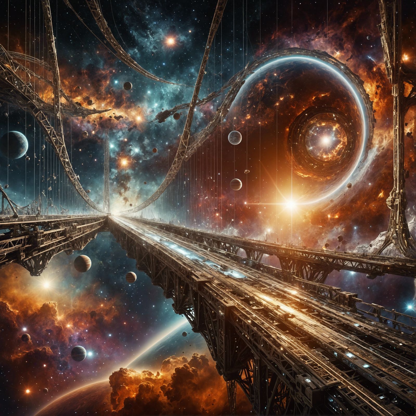 A bridge in space separating the metaphysical reality part 1