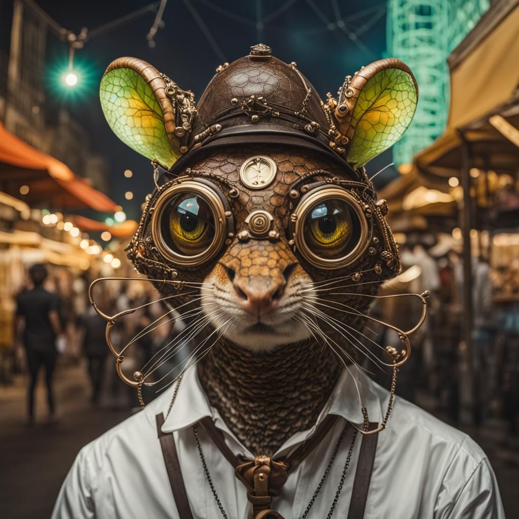 Steampunk rodent