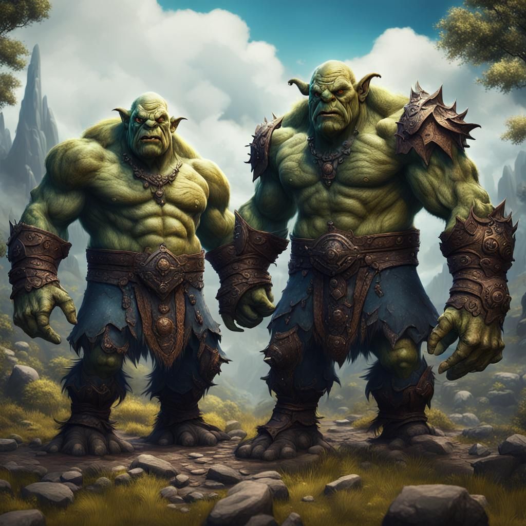 Unga and his twin brother Bunga