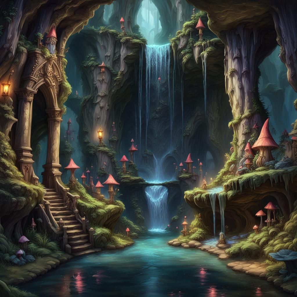  fairy-tale underworld  by @crazy_old_man