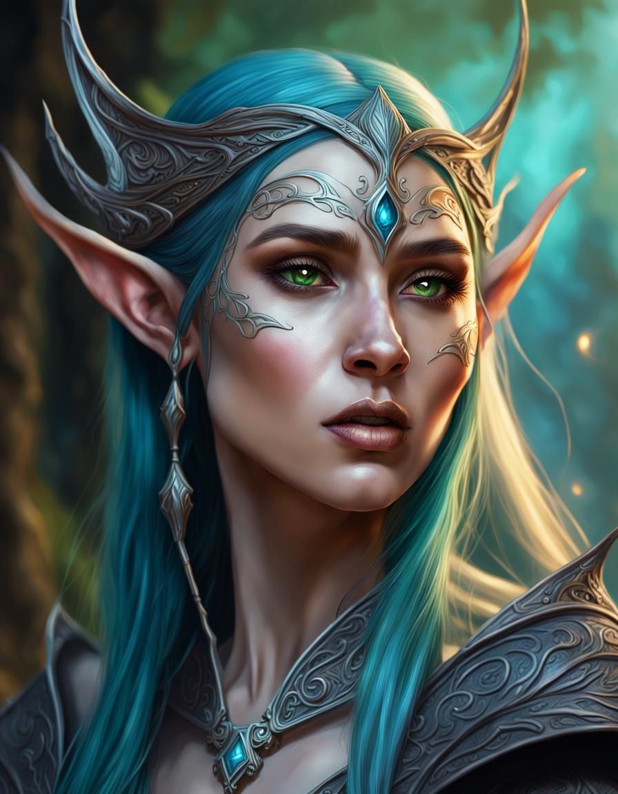 Queen of Elves - AI Generated Artwork - NightCafe Creator