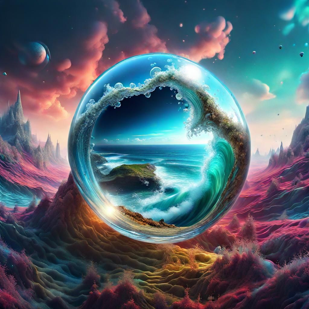 Ocean in a bubble