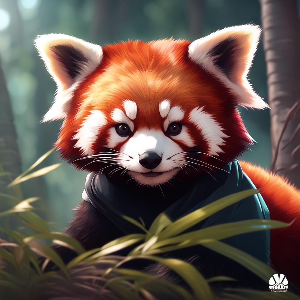 cute red panda - AI Generated Artwork - NightCafe Creator