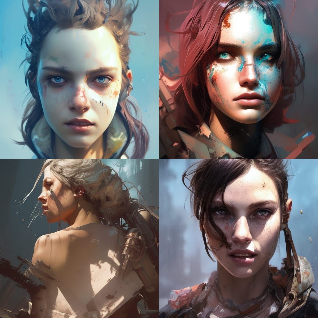 Ok Ngl The Last One Looks Like Ellie From Tlou - Ai Generated Artwork 