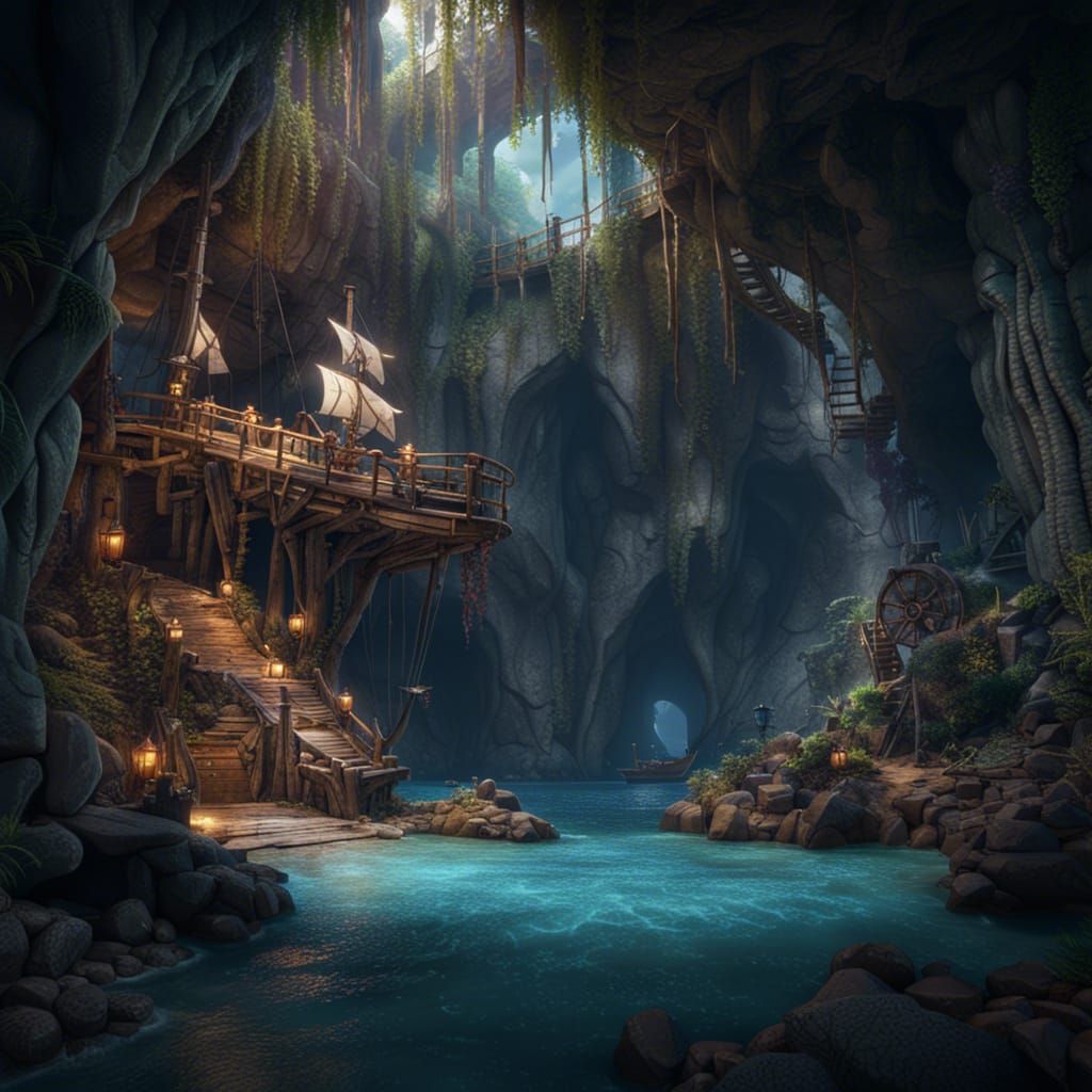 Hidden Cave AI Generated Artwork NightCafe Creator   ZrfBa0lPKcZGscP7ZRGc  1  Two3z 