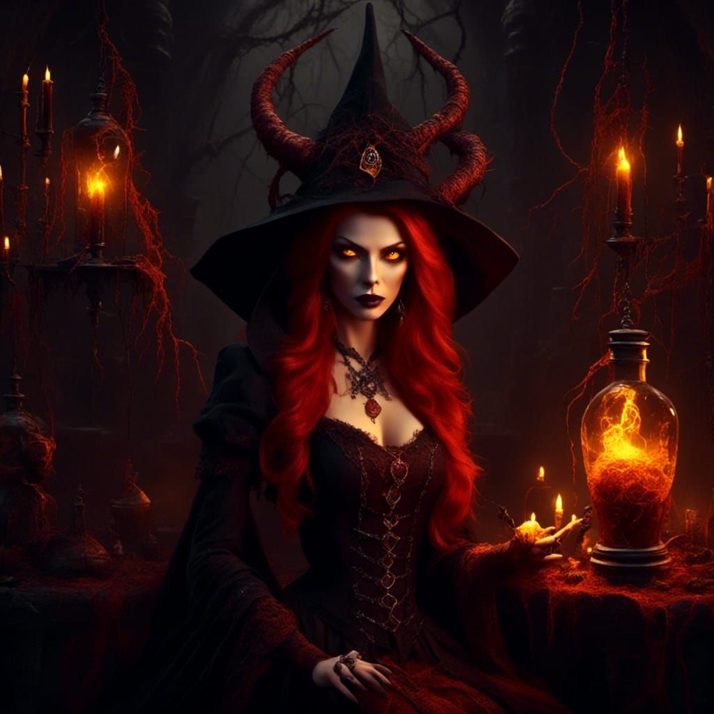 <lora:Dark Witch Style:1.0>