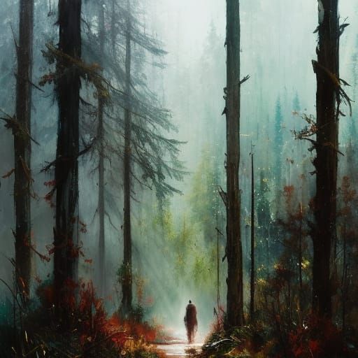 misty forest  by @thcaffiliates