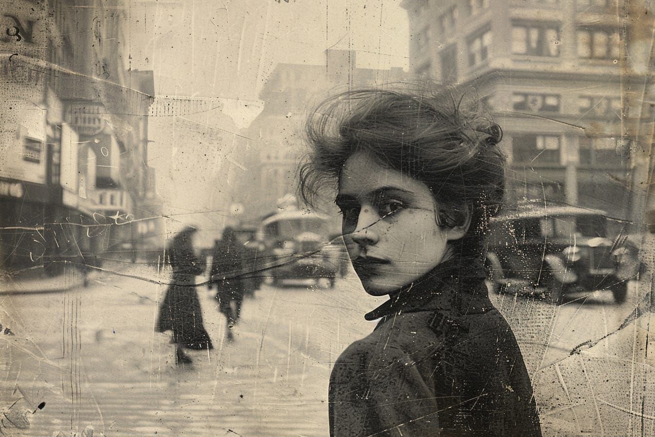 Assunta Arnaboldi in Milan, Italy, ca. 1931 (Original Unrest...